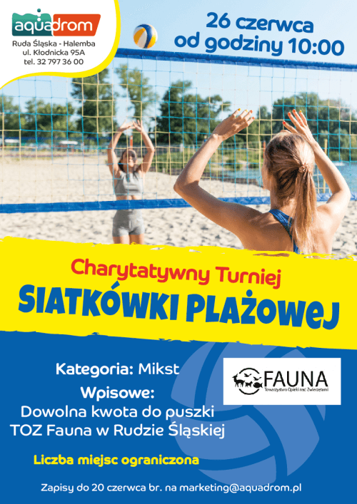 Charytatywny Turniej Siatkówki Plażowej w Rudzie Śląskiej